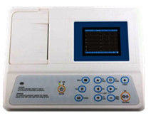 El monocanal ECG 12 lleva 5 el peso del LCD color de la pulgada solamente 2.8Kgs