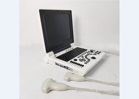 Sistema portátil del ultrasonido del color del escáner de la vejiga del PDA del ordenador portátil con 2 conectores de la punta de prueba