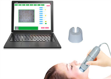 Analizador inteligente facial video elegante de la piel de la humedad HD de la cámara de la piel de Dermatoscope