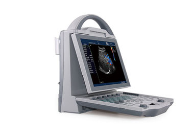 Sistema portátil del escáner del ultrasonido de la máquina de Doppler del color del informe video con el conector de 2 puntas de prueba