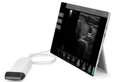 Uso apoyado escáner portátil de diagnóstico ultrasónico del VETERINARIO de la ventana 10 del ultrasonido del equipo del bolsillo disponible