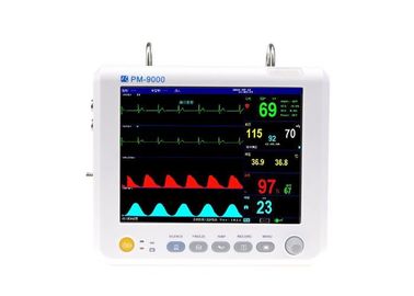 Monitor paciente del parámetro multi de la pantalla a color de 8 pulgadas con los cuatro dispositivos a bordo opcionales