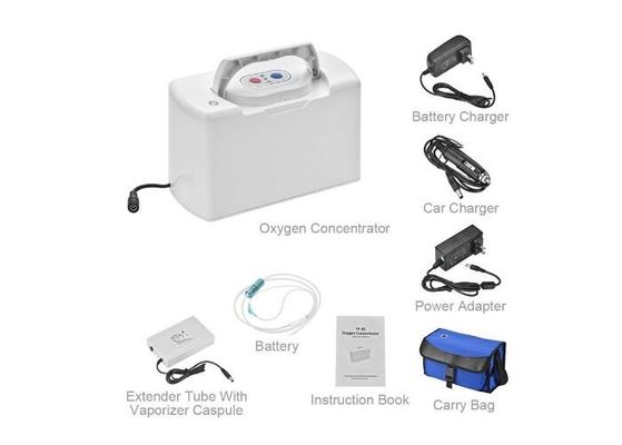 Generador portátil 1.5~3L del oxígeno del oxígeno del uso en el hogar portátil de la máquina/concentración del minuto el 30%