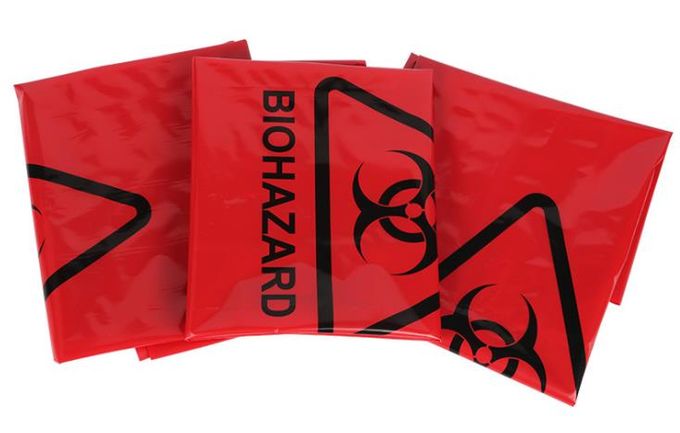PPE inútil infeccioso del bolso del Biohazard para COVID - grueso disponible de 19 bolsos de basura longitud de 5 milipulgadas 86 anchuras los 70cm del cm